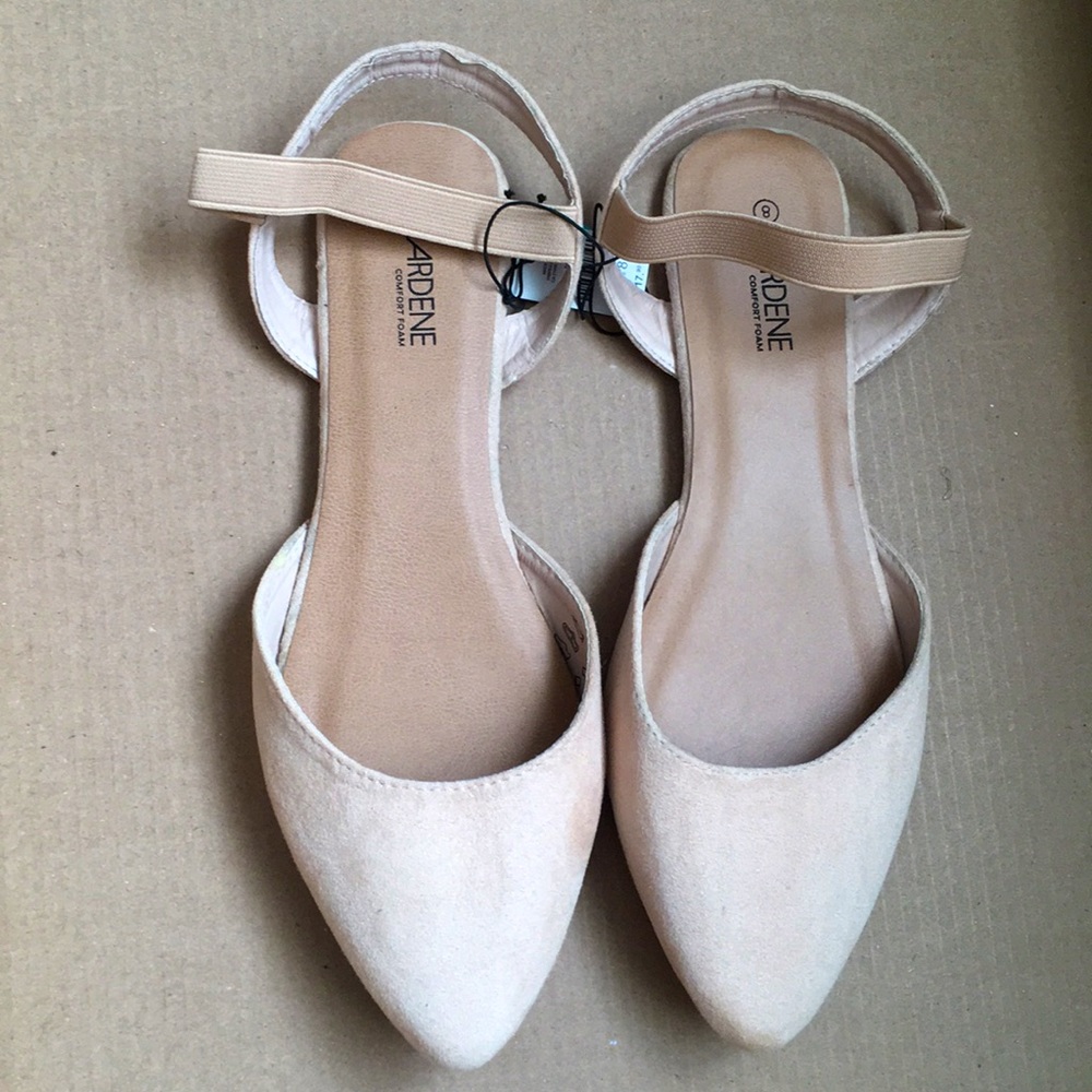 Velvet Pointy Flats